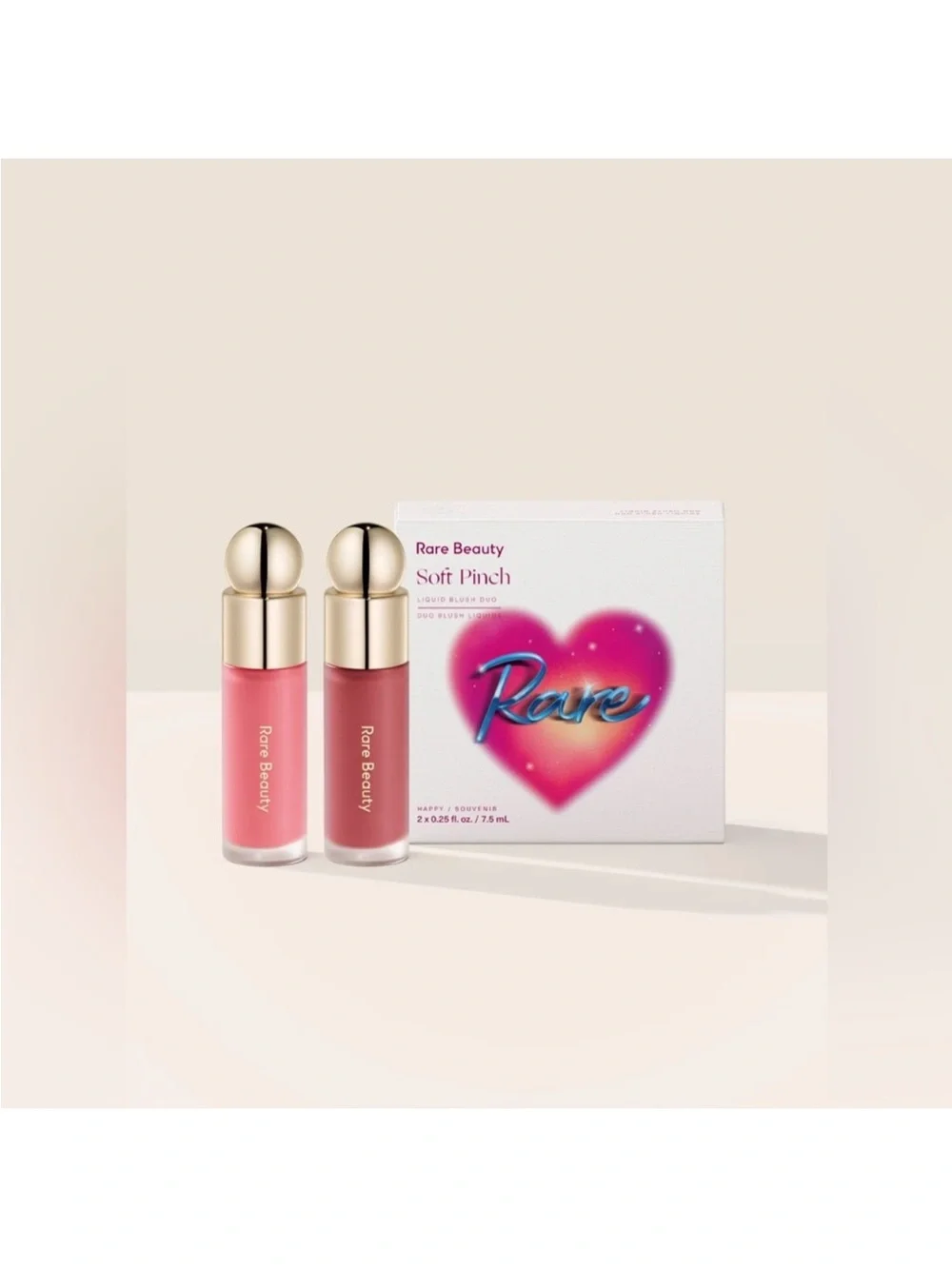 NWT Rare Beauty Limited Edition Rare Soft Pinch Liquid Blush Duo